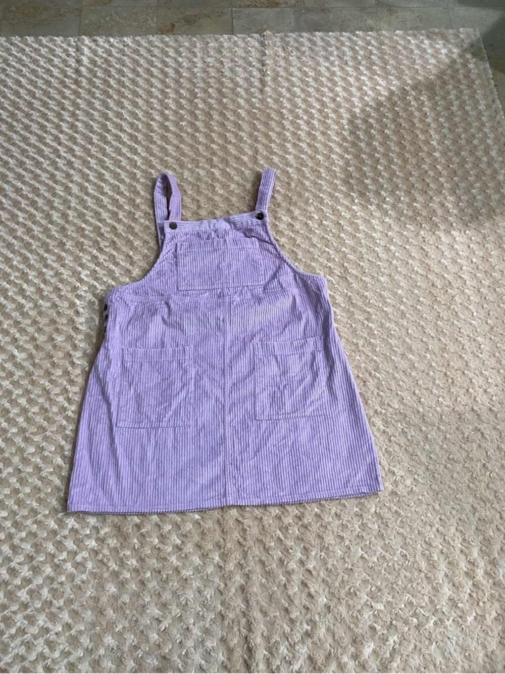 Wild Fable Women XL lavender corduroy jumper overall dress adjustable straps.